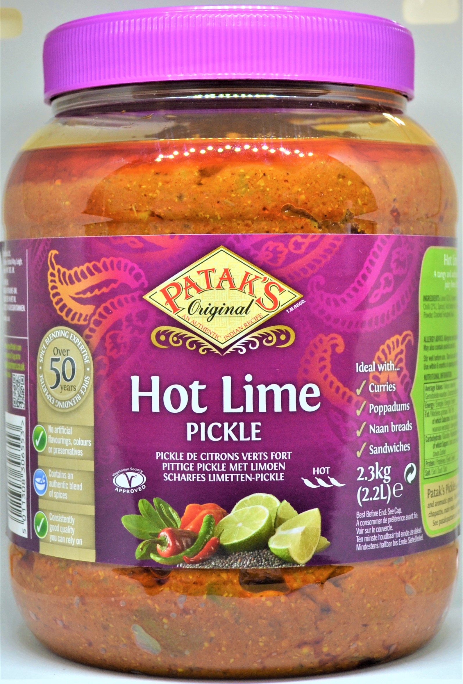 PATAKS Lime Pickle (Hot) 2,3kg