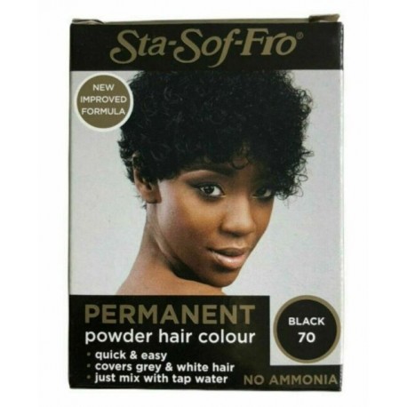 Sta-Sof-Fro permanent powder gair colour ( Black 70) 8g