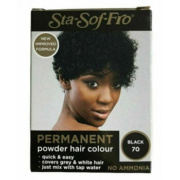Sta-Sof-Fro permanent powder gair colour ( Black 70) 8g