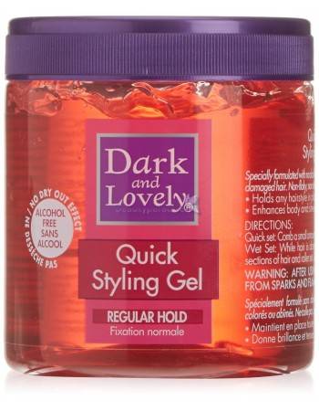 Dark&Lovely Quick Styling Gel (regular Hold ) fixation Normale 450ml