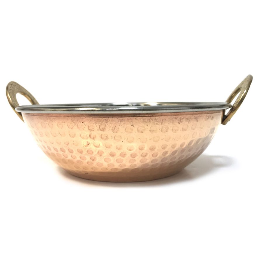 Copper Steel Kadai 5 inch 
