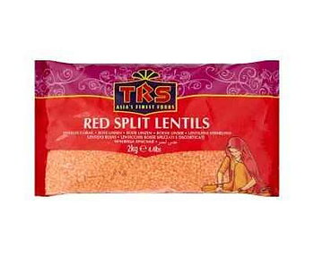 TRS Red Split lentils 2kg ( Masoor Dall)