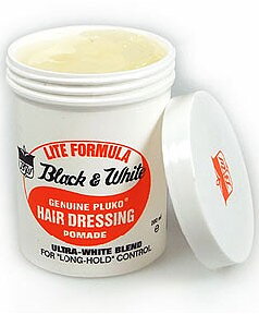 BLACK & WHITE  LITE FORMULA Genuine pluko Hair dressing pomade 200ml 