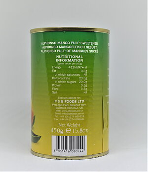 HEERA Mango Pulp  (alphonso-sweetened )850g