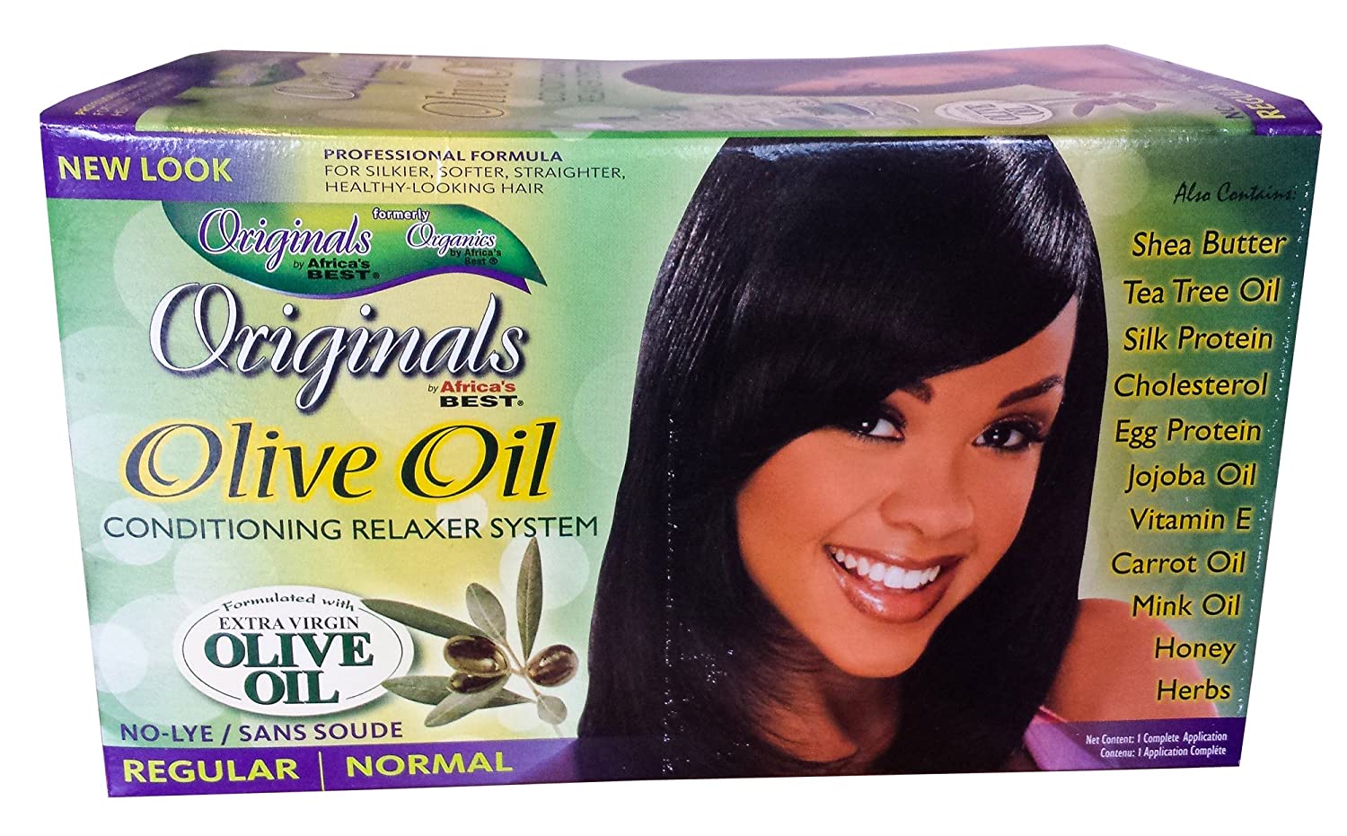 Africa's Best Organics Olive Oil Conditioning Relaxer Syestem (Regular/Normal)