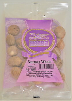 HEERA NutMeg Whole 100g