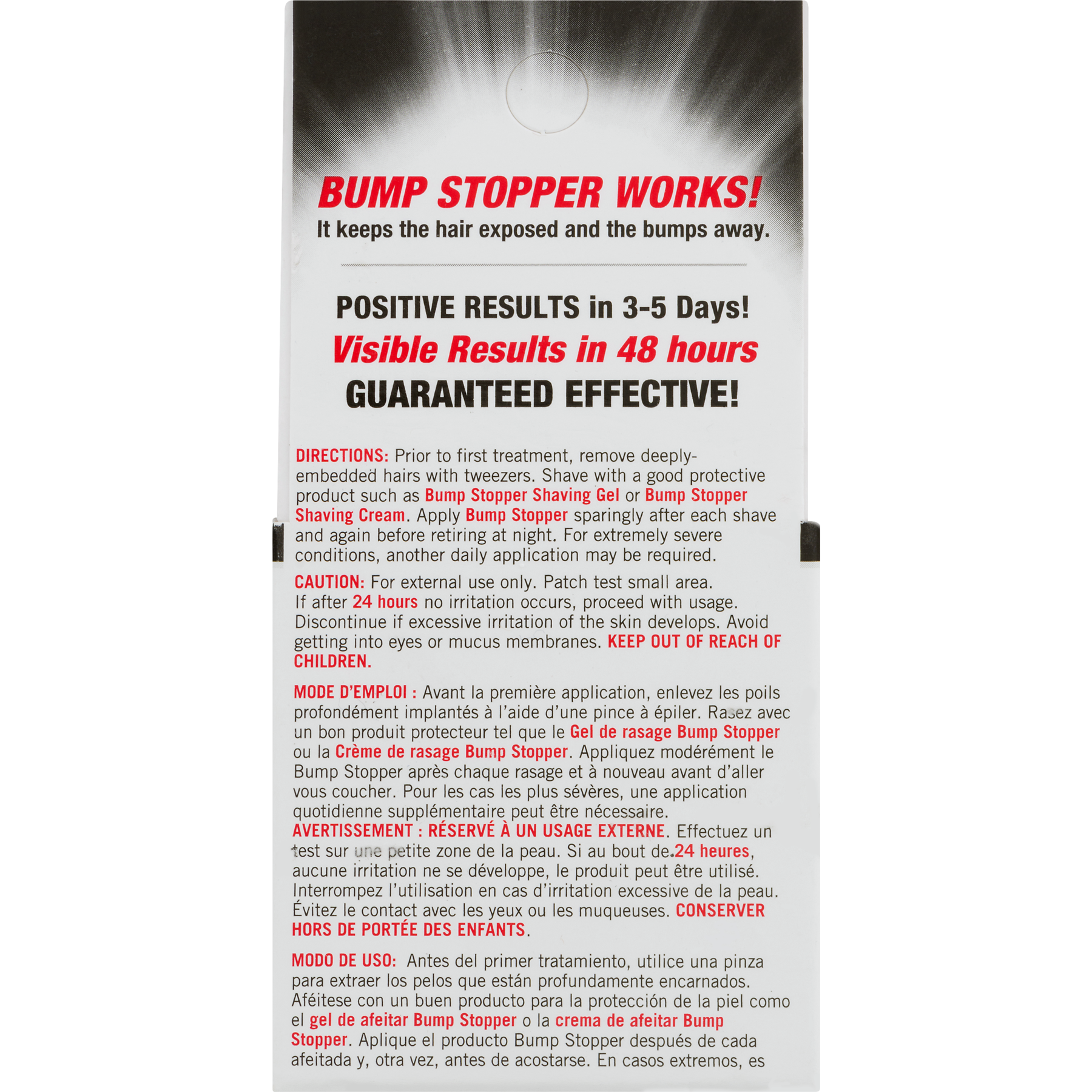 BUMP STOPPER sensitive skin Razor Bump Treatment 14,5g - 5