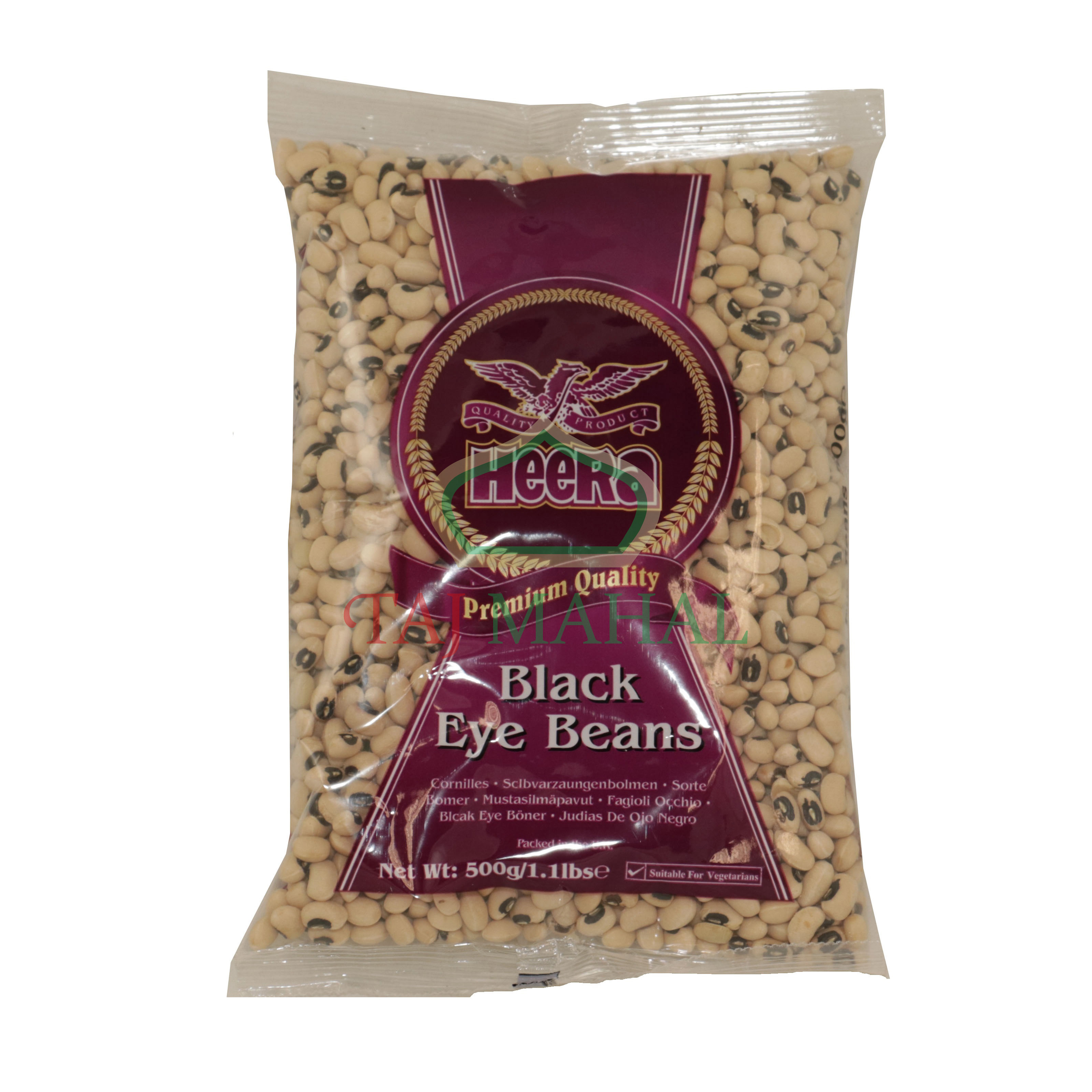 Heera Black Eye Beans 500g