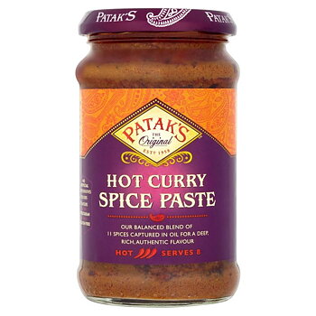 Pataks Curry Paste Hot 283g