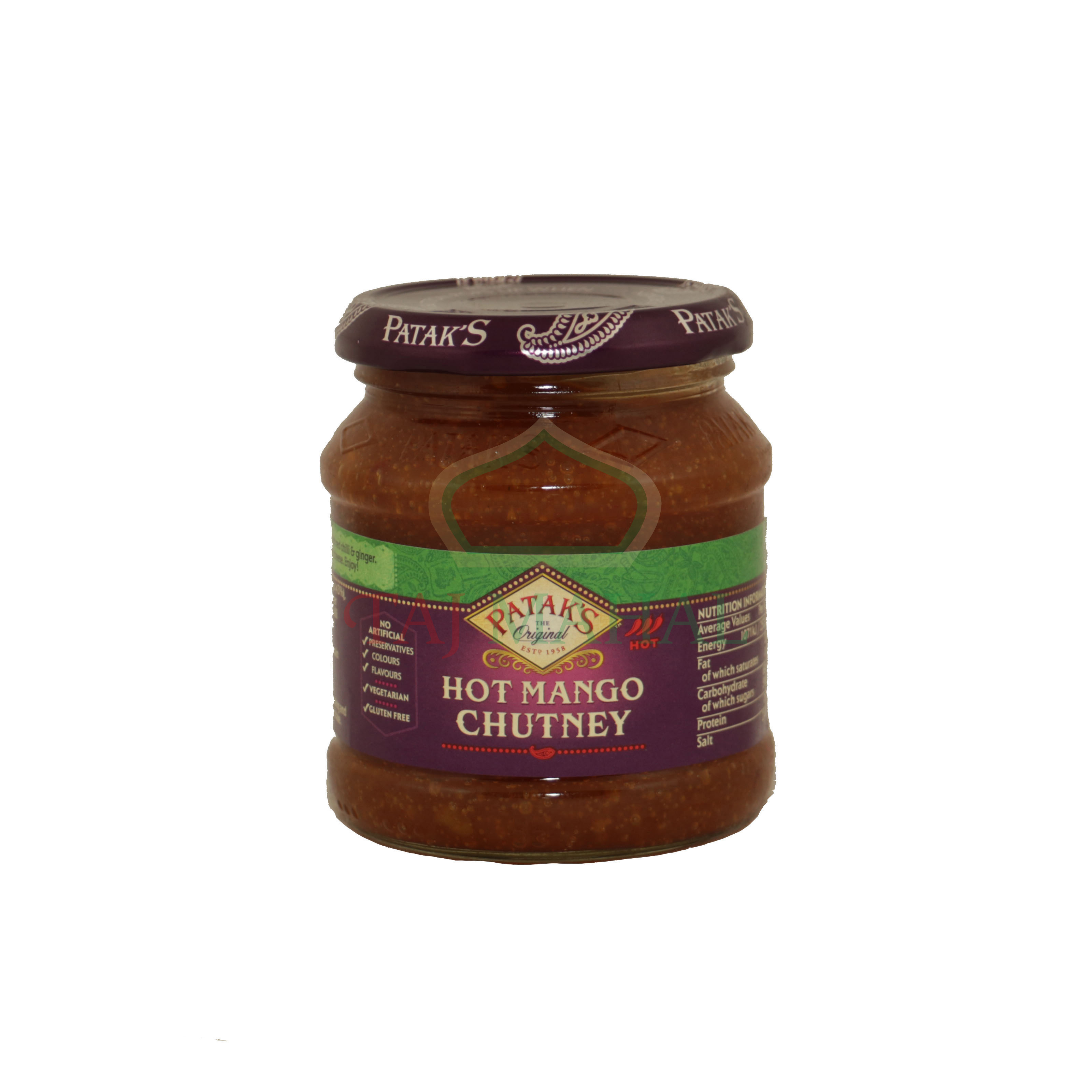 Pataks Mango Chutney Hot 340g