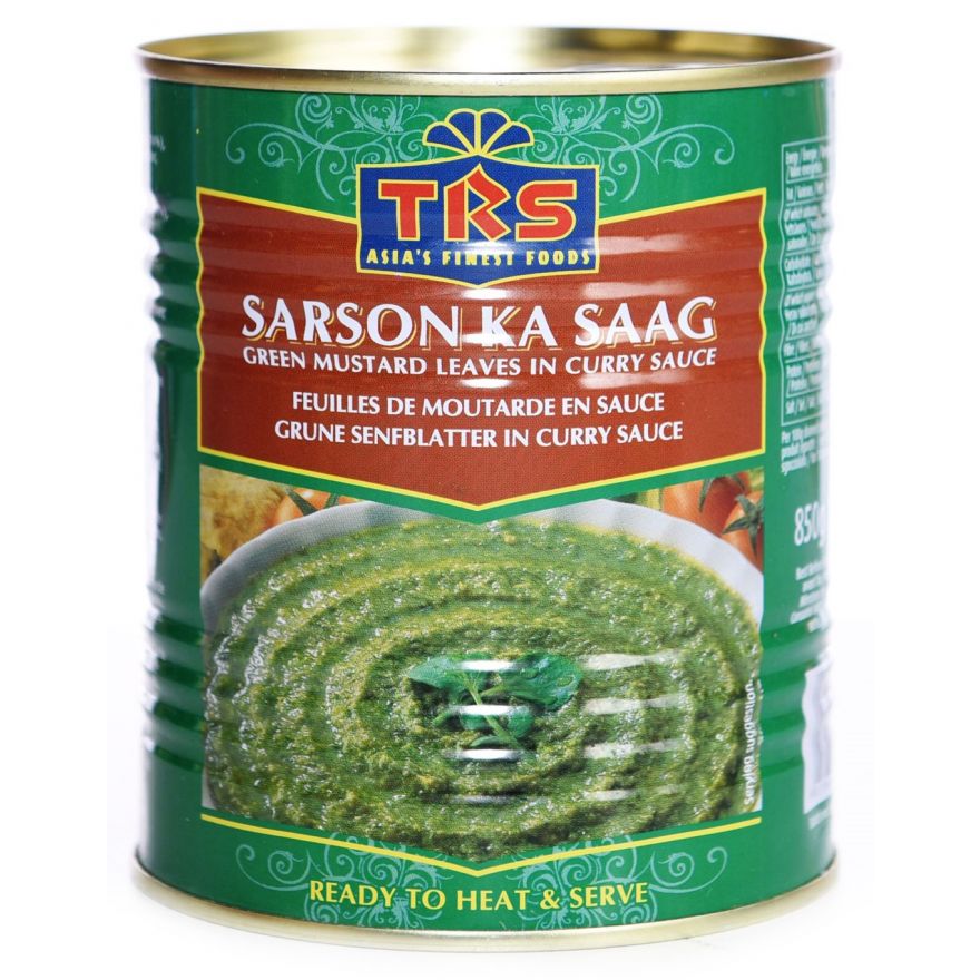TRS Sarson Ka Saag 850g (gröna senapsblad i currysås)