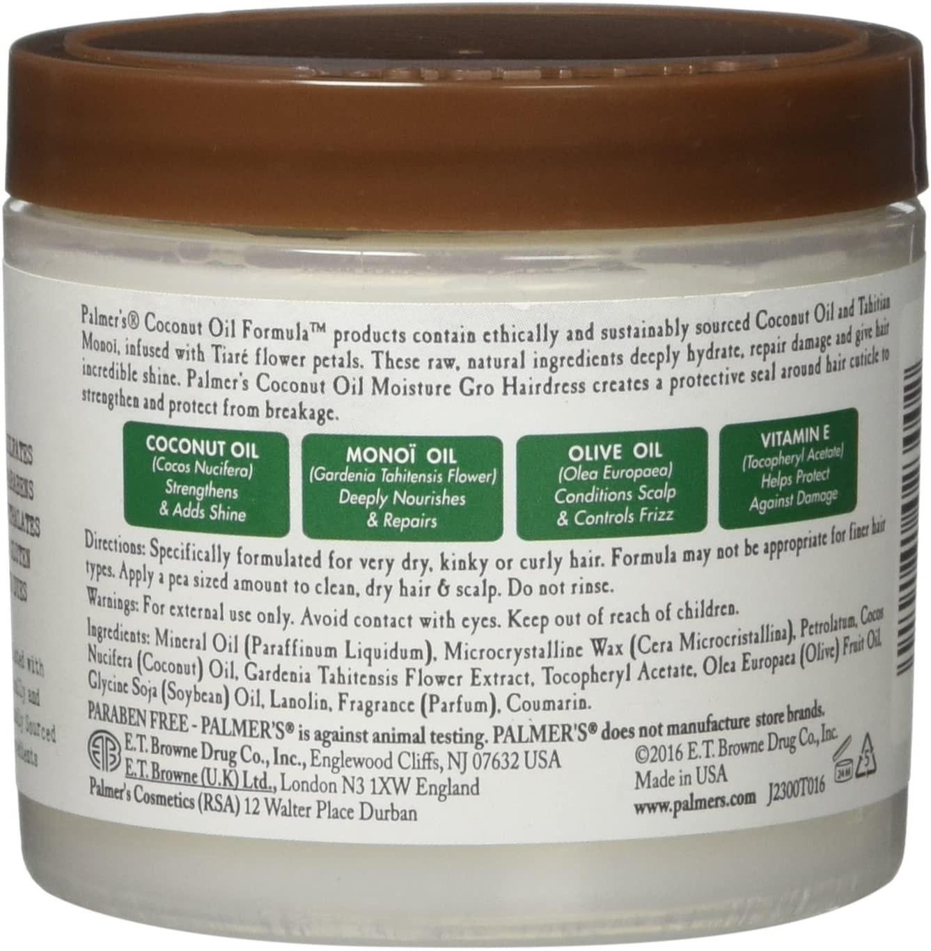 PALMERS'S Coconut Oil Formula Coconut Oil Moisture Gro Hairdress 150g - 4