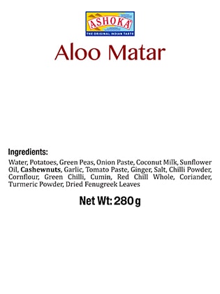 ASHOKA Aloo Matar 280g - 2