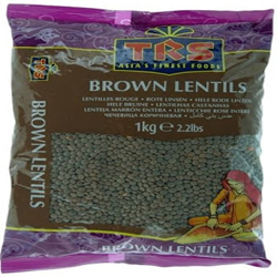 TRS Brown Lentils 1kg Taj Mahal Livs