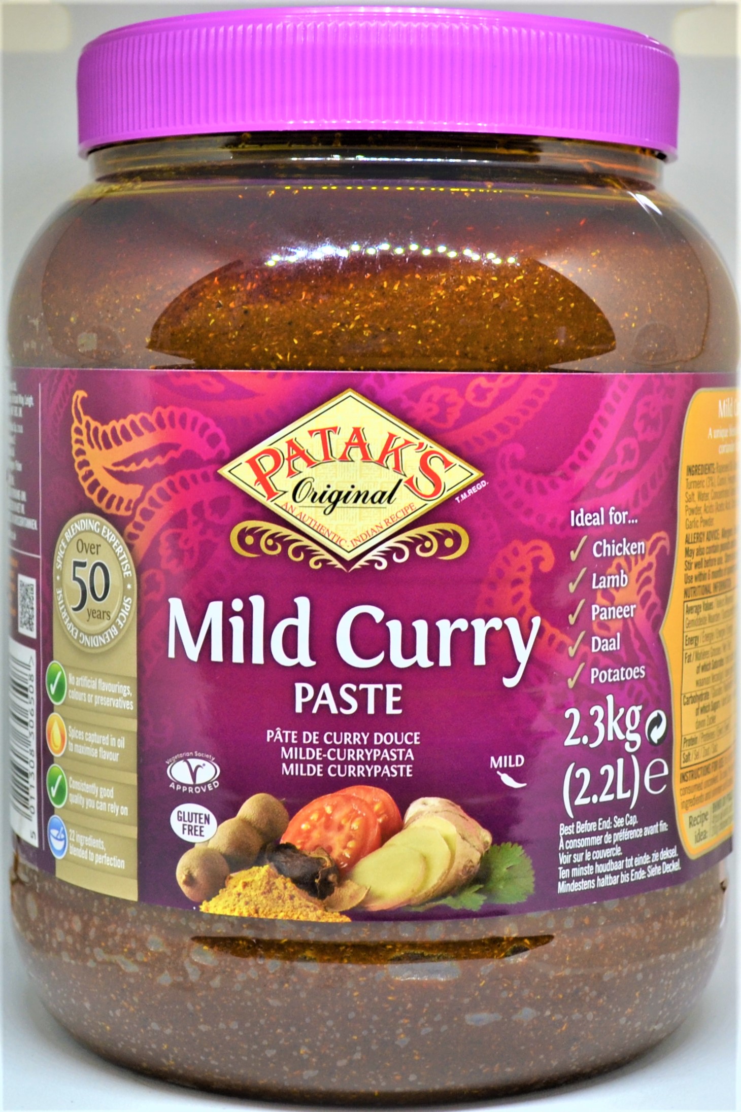 PATAKS Mild Curry Paste 2,3kg