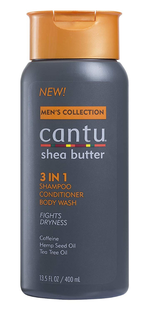 CANTU --Shea Butter 3in1 Shampoo Conditioner body wash fight dryness 400ml