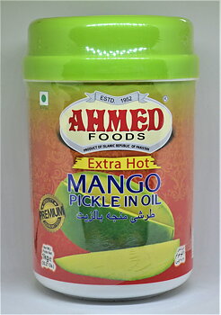 AHMED Extra Hot Mango Pickle In Oil 1kg