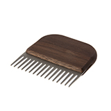 Handmade beard comb-iris craft