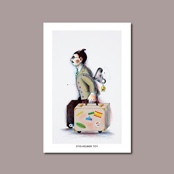Kylskåpsmagnet Stig-Helmer toy