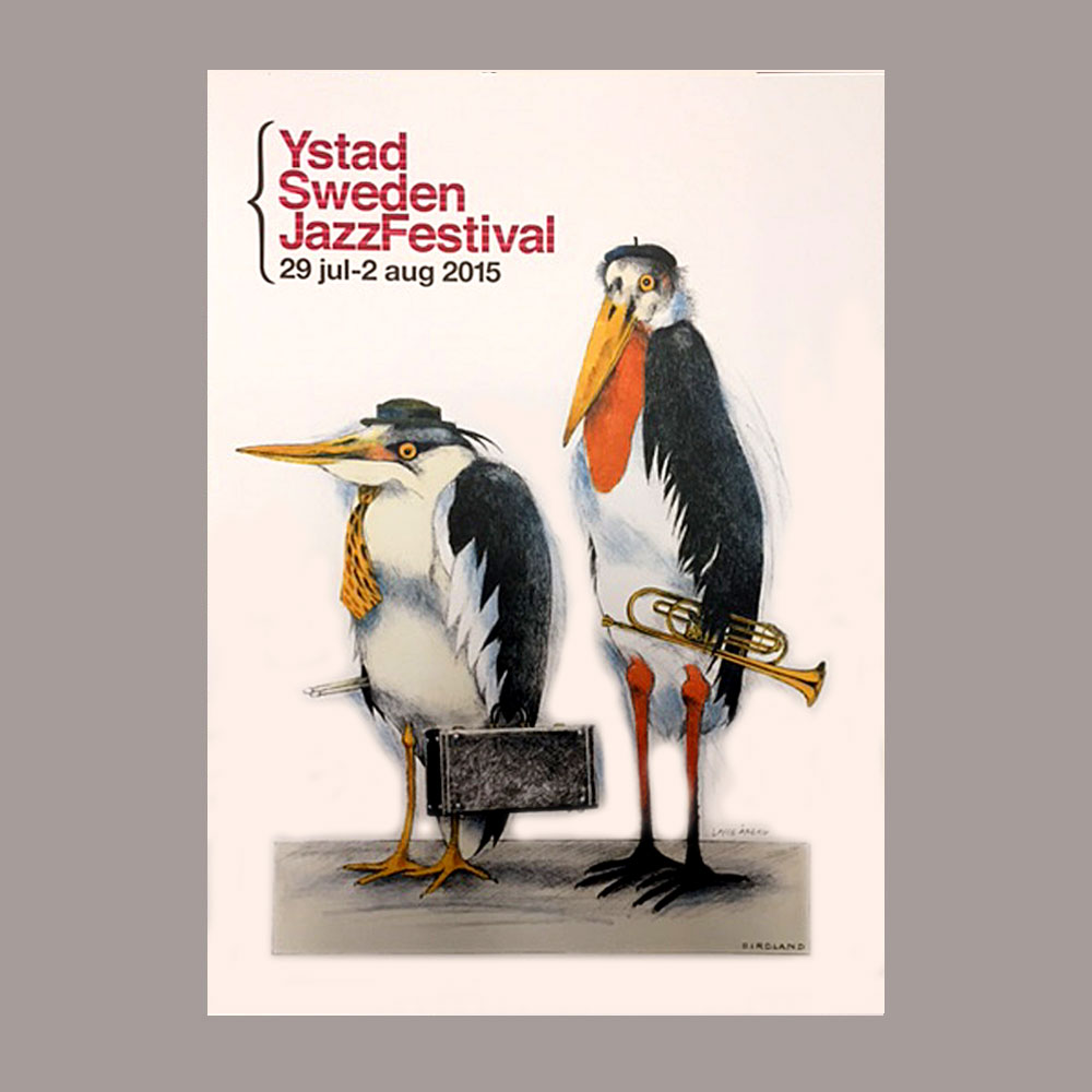 Birdland, affisch 50x70 cm