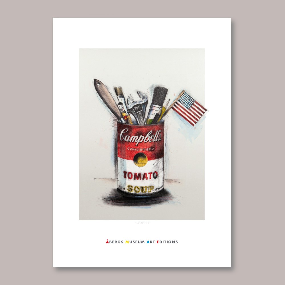 To Andy and the boys, affisch 50x70 cm