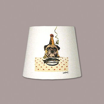 Lampskärm  Happy birthday 14x17 cm