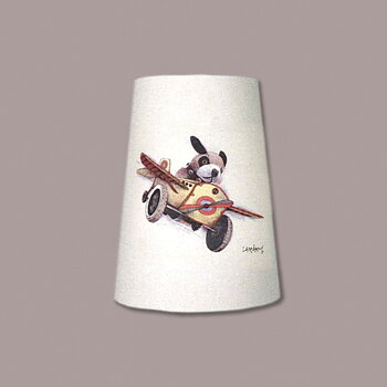 Lampskärm Flygande hund 20x15 cm