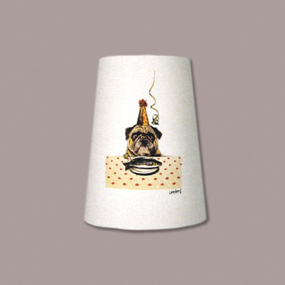 Lampskärm Happy birthday 20x15 cm