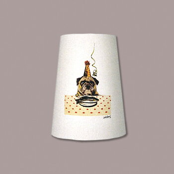 Lampskärm Happy birthday 20x15 cm