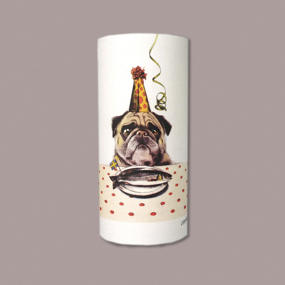 Lampskärm Happy birthday 33x15 cm