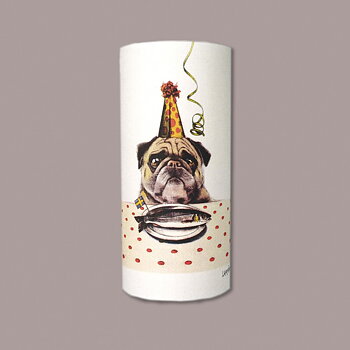 Lampskärm Happy birthday 33x15 cm