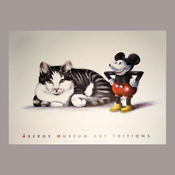 Cat & mouse, affisch 80x60