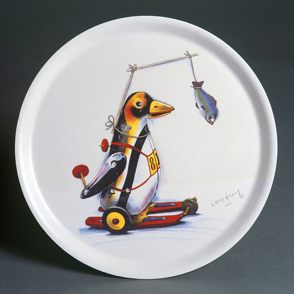 Motivation, bricka 38 cm rund