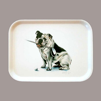 Dogleg, bricka 27x20 cm