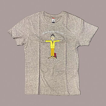 Jag kan flyga t-shirt grå barn