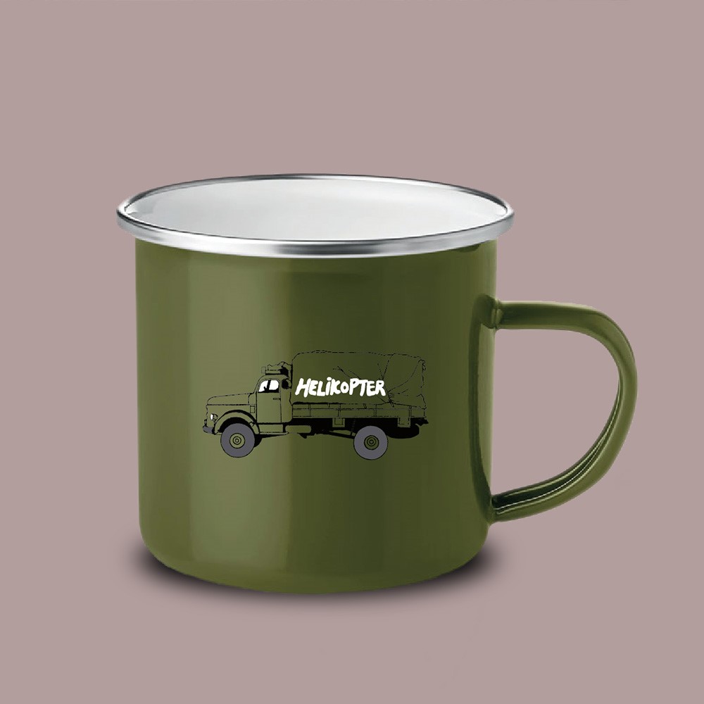 Plåtmugg Helikopter