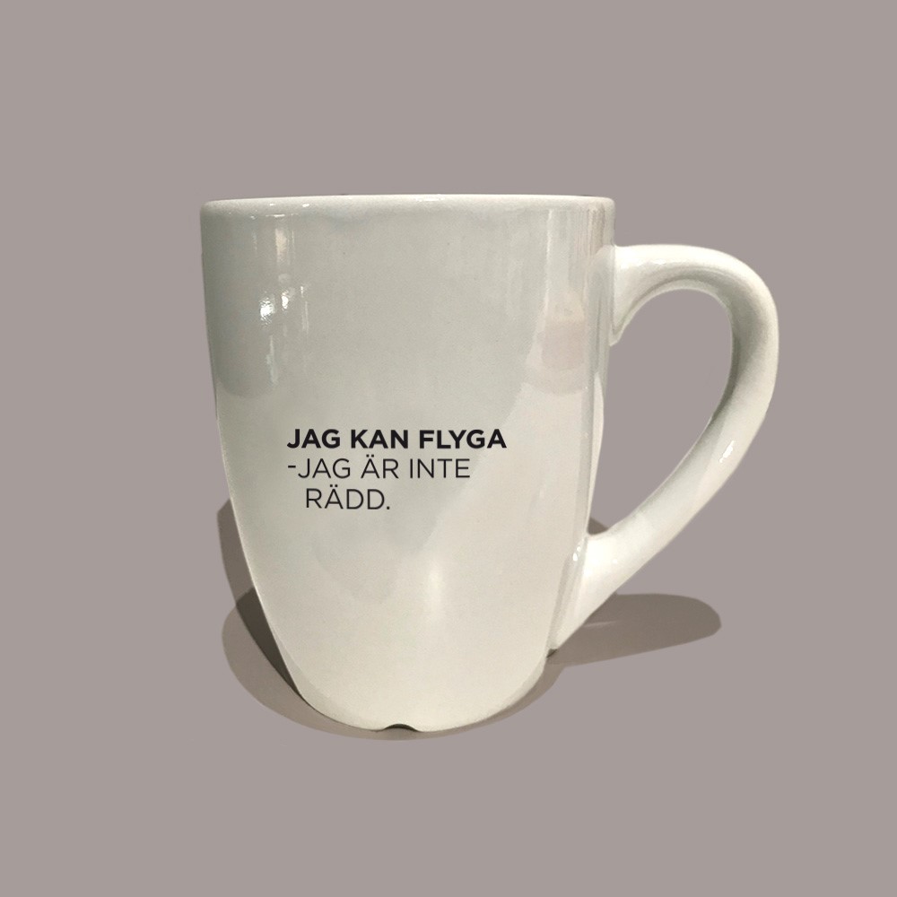 Jag kan flyga - jag är inte rädd vit
