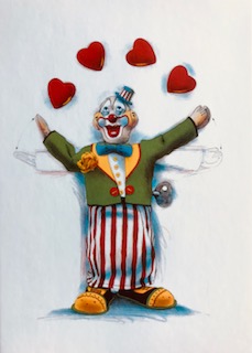 Playing with hearts 13x18 cm
