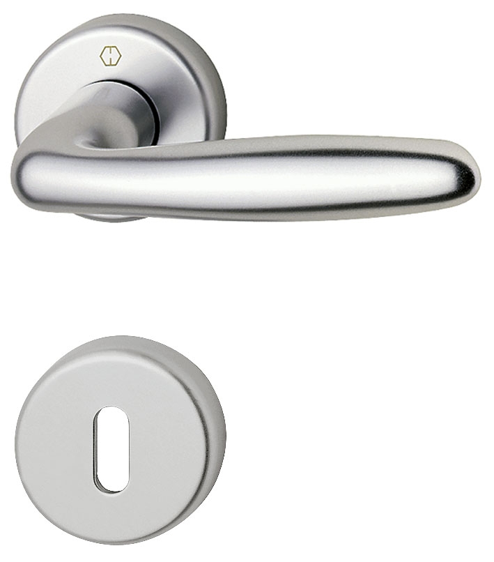 Hoppe Verona Aluminium Silver