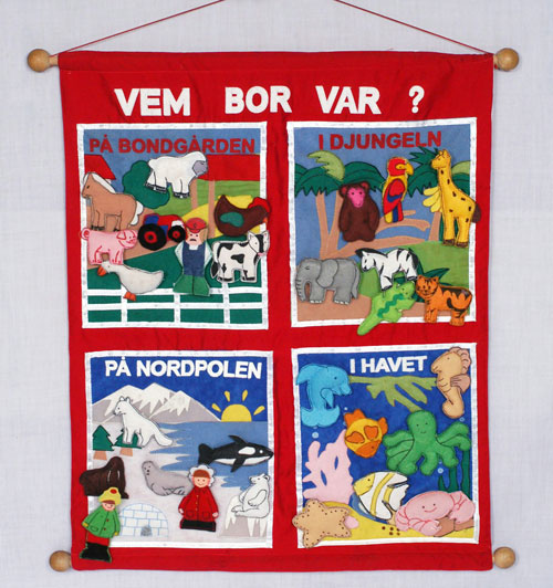Tygtavla Vem bor var SV