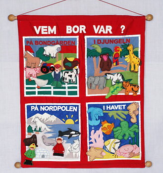 Fairtrade Tygtavla Vem bor var SV