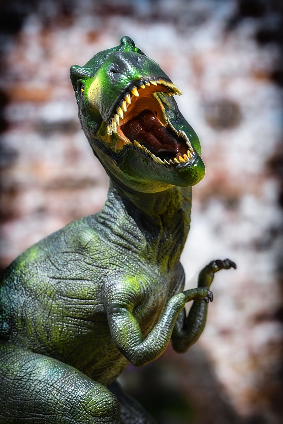 Dinosaurie T-rex i naturgummi XXXL - 3