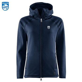 BRKLY Doyle Fleece Hood Dam Navy inkl brodyr