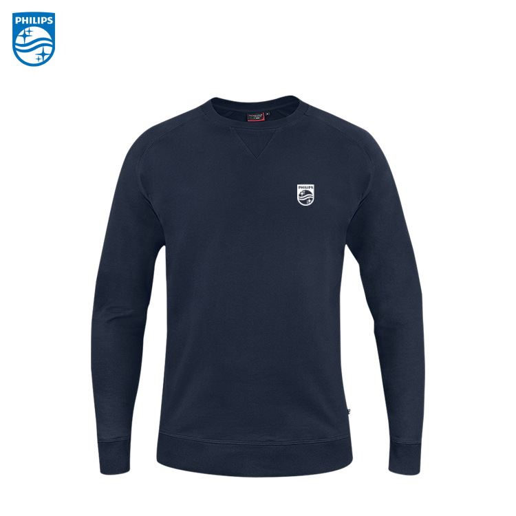 SW17 Crew Neck Sweater Unisex Navy inkl tryck