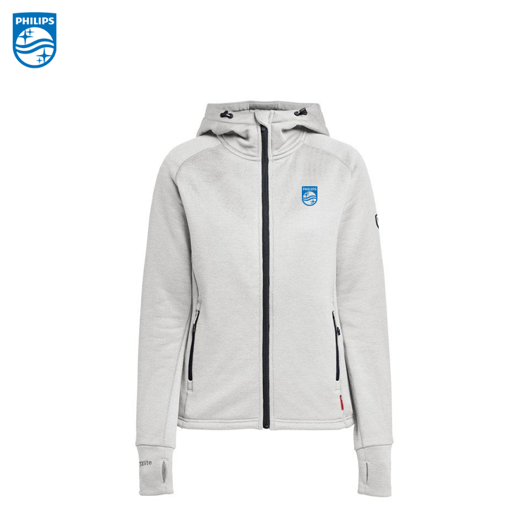 Tenson TXlite Hoodie Dam Grå inkl tryck