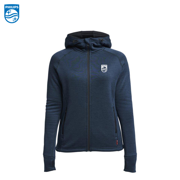 Tenson TXlite Hoodie Dam Navy inkl tryck