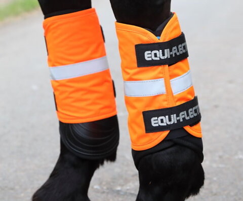 EQUI-FLECTOR® Wraps - ÄVEN I GUL OCH ROSA