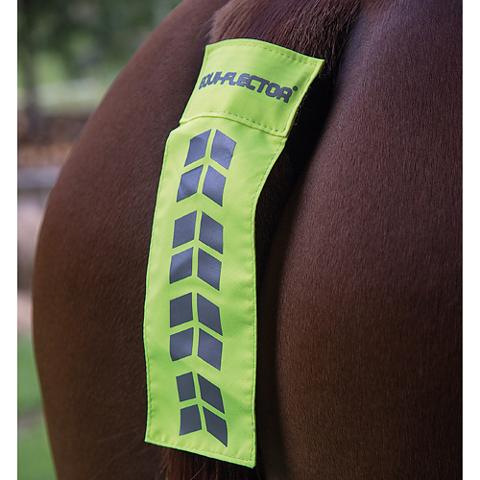 EQUI-FLECTOR® Tail Strap - ÄVEN I ROSA OCH GUL