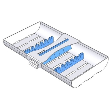 Ergo Clip® Stainless TRAY for 5 instrument 184x110x25mm