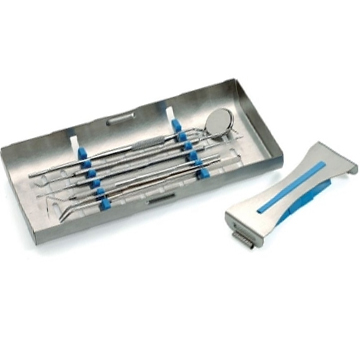 Ergo Clip® Stainless TRAY for 5 instrument 184x110x25mm - 2